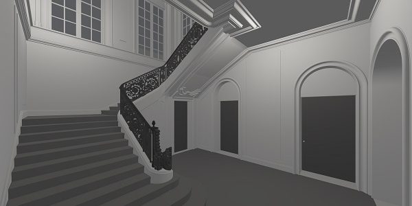 heritage scan to BIM for Oriental Club